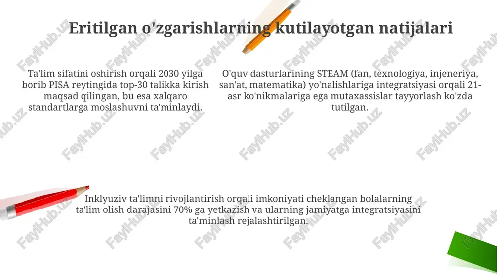 yangio‘zbekistonda ta'lim sohasida amalga oshirilayotgan o‘zgarishlar - Page 5
