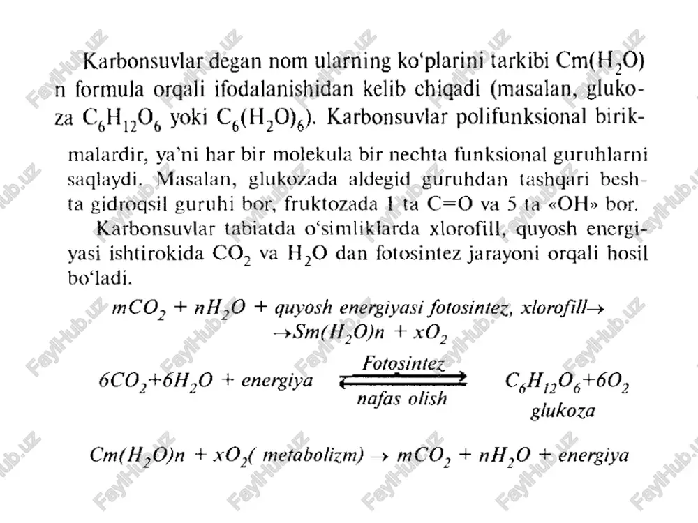 karbonsuvlar monosaxaridlar karbonsuvlar monosaxaridlar - Page 5