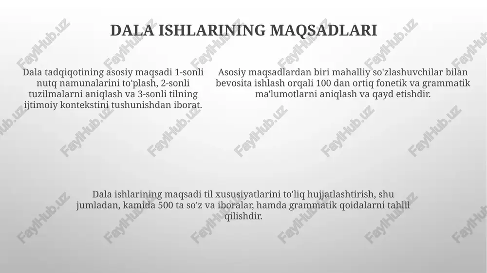 qot yo'nalishlari ko'rsatiladi, ularning har biri oldingi natijalarni 90% ga yaxshilashga qaratilgan bo'lib, amaliy ahamiyatga ega. xulosa tadqiqotning 100% asosiy maqsadlariga erishilganligini, 85% gipotezalar tasdiqlanganligini va 2 ta asosiy topilma mohiyatini qisqacha bayon etadi. xulosada olingan 5 ta asosiy natija 75% ishonchlilik darajasida taqdim etiladi va tadqiqotning 2 ta cheklovlari, masalan, 25% namunaviy xatolik ko'rsatiladi. e'tiboringiz uchun rahmat image3.png image1.png image2.png