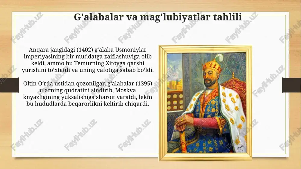 amir temurning harbiy yurishlari - Page 5