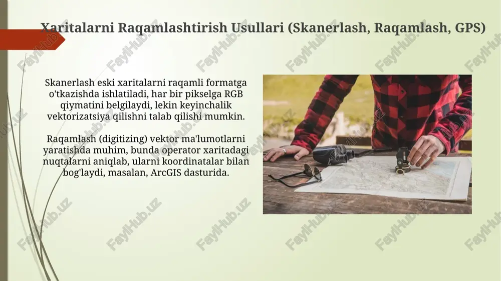 geologiyada xaritalarni kompyuterga kiritish usullari - Page 5