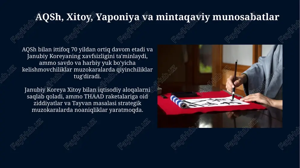 janubiy koreya tashqi siyosatida diplomatik muzokaralar - Page 5