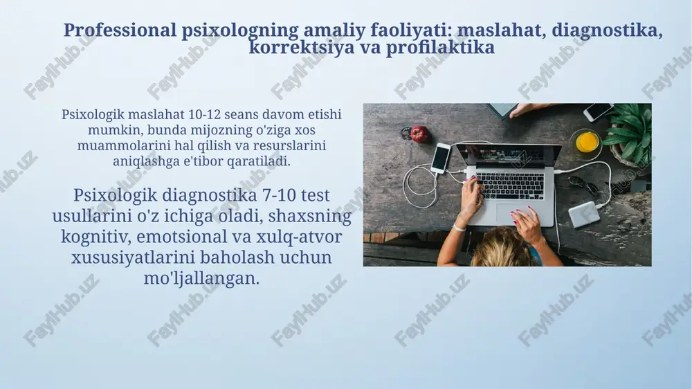 professional psixologiyaning predmeti va vazifalari - Page 5
