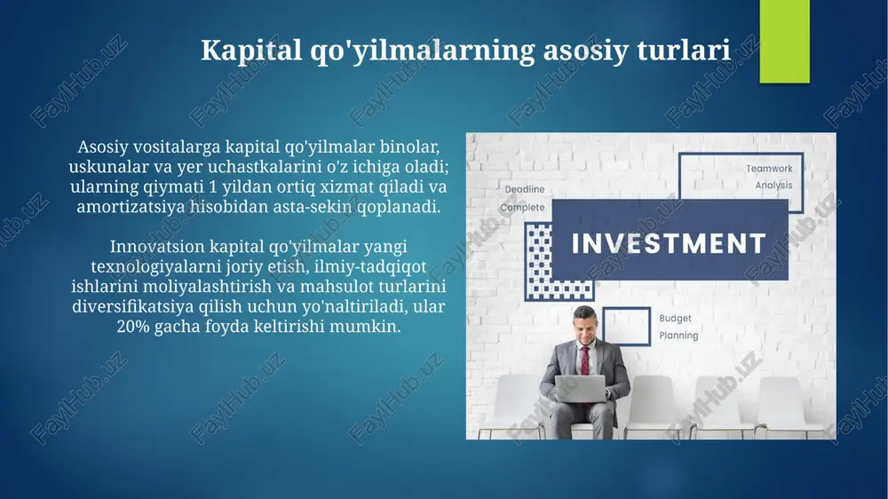 kapital qo'yilmalar va kapital bozori - Page 5