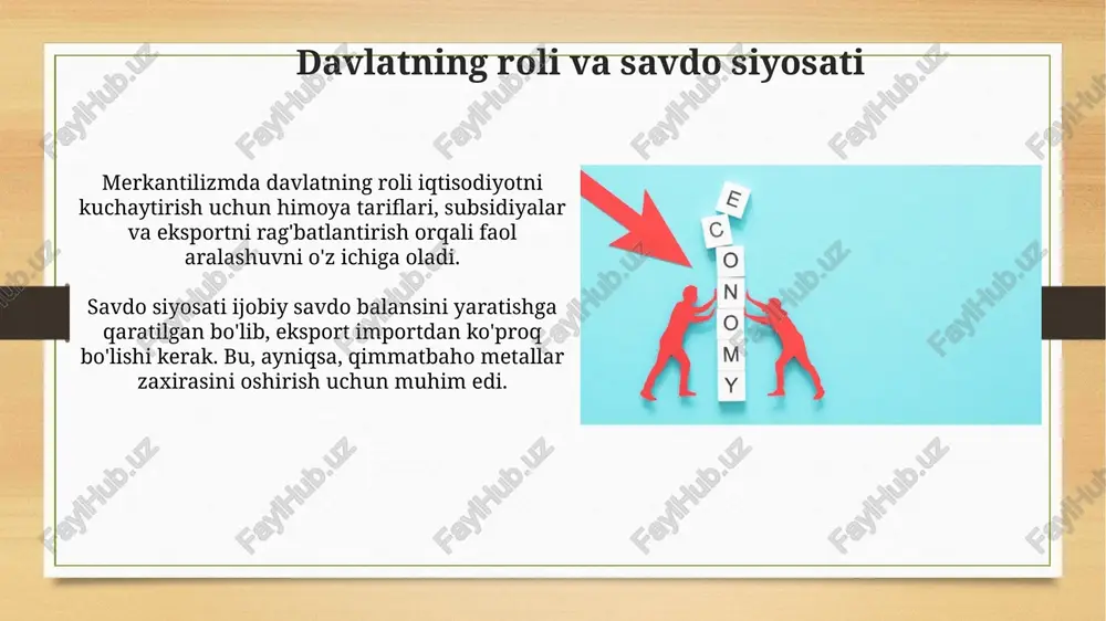 merkantilizm iqtisodiy ta'limoti - Page 5
