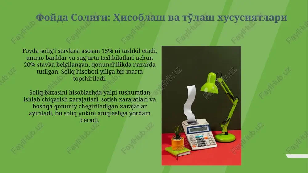 o'zbekiston respublikasidagi asosiy soliq turlarining mohiyati - Page 5