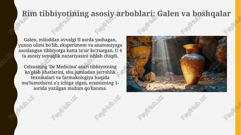 qadimgi rim tibbiyoti va uning oʻziga xos tomonlari - Page 5