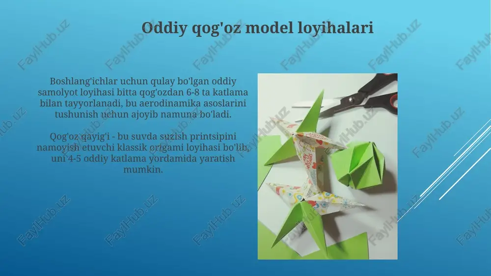 qog‘ozdan oddiy usullarda buklab maketlar yasash - Page 5