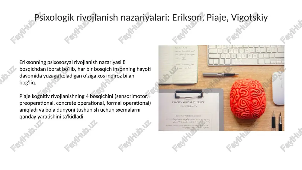 psixik rivojlanish va uni davrlashtirish muammosi - Page 5