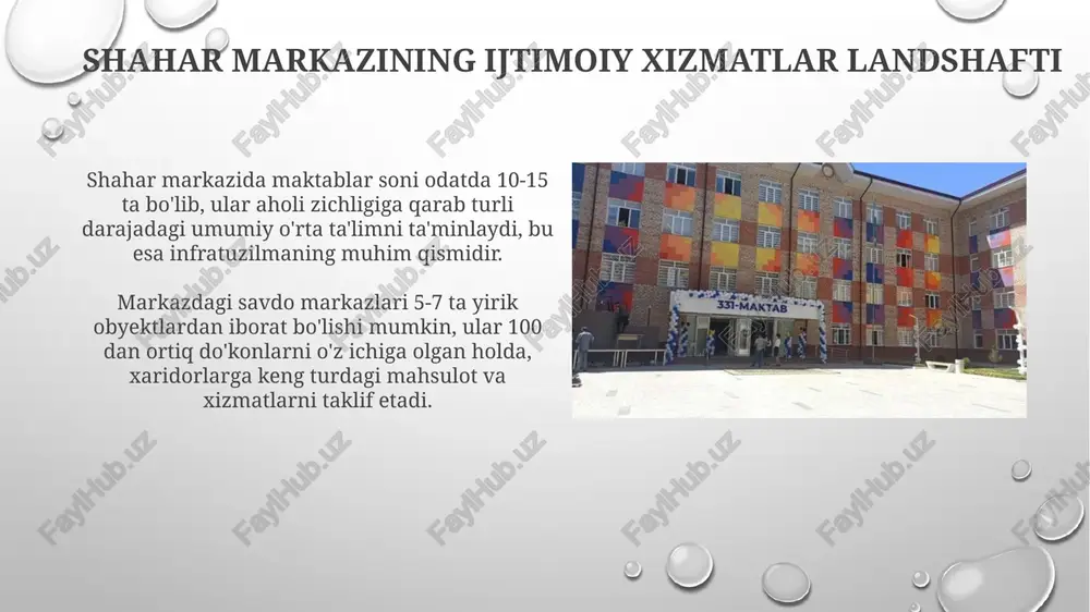 shahar markazida ijtimoiy xizmatlar - Page 5