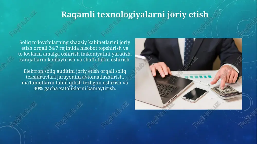 soliq tizimining modernizatsiya jarayonlari - Page 5