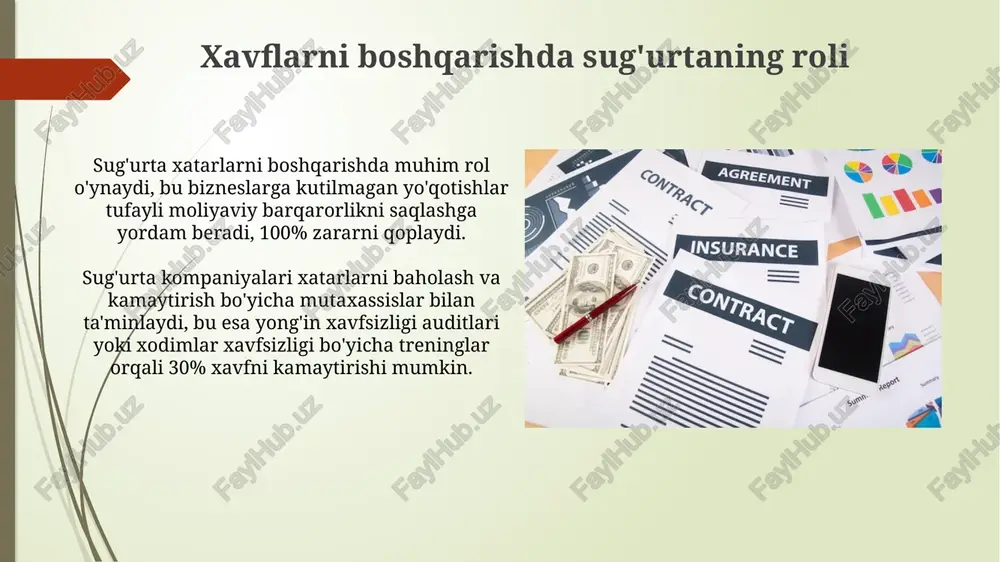 sug‘urta va uning iqtisodiyotdagi o‘rni - Page 5