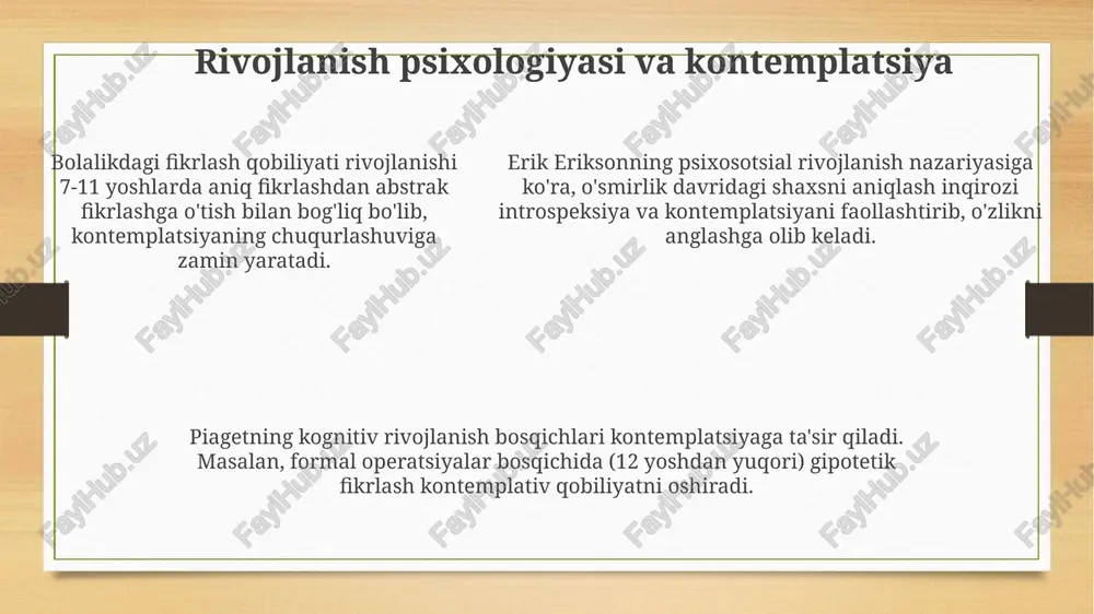 tafakkur borasidagi psixologik nazariyalar - Page 5