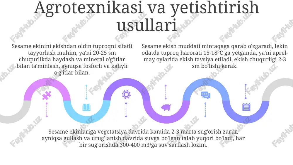 sesame: tarixi, genetikasi va yetishtirish - Page 5