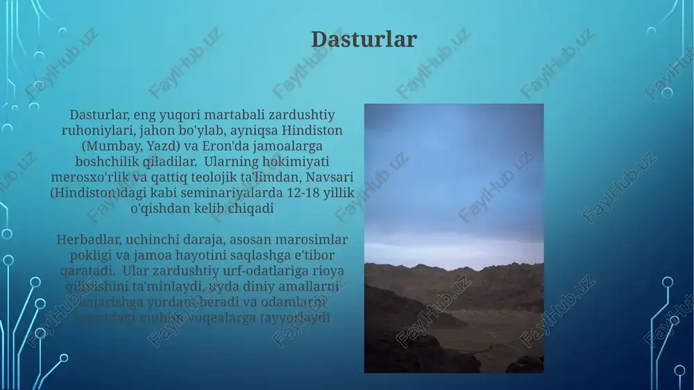 zardushtiylikning diniy iyearxiyasi - Page 5