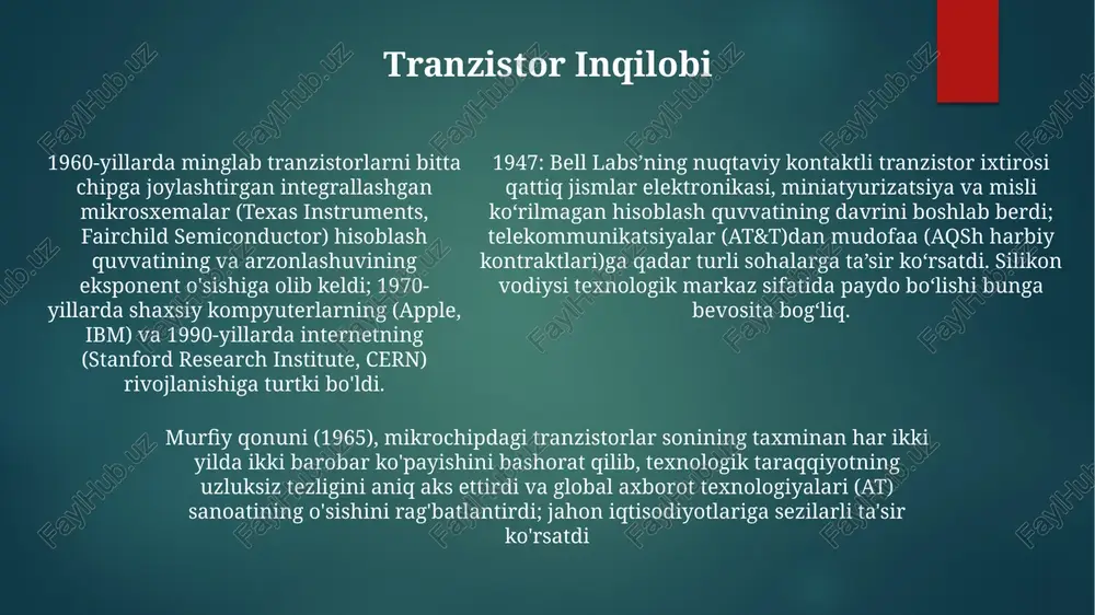 tranzistor inqilobi va integrallashgan mikrosxemalar - Page 5