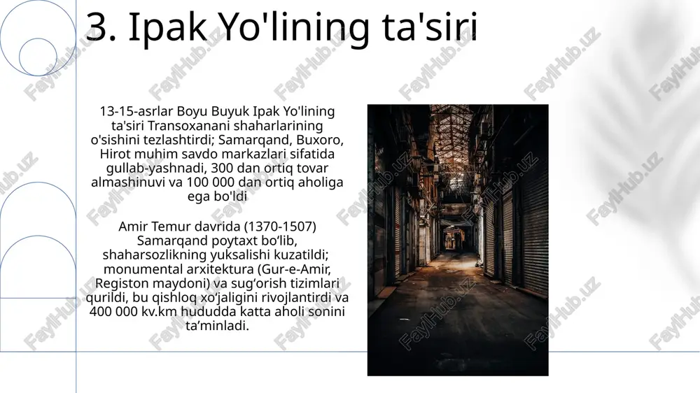 amir temur va temuriylar davri shaharsozlikning rivoji asoslari - Page 5