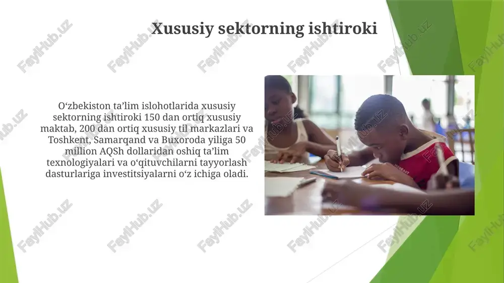 o‘zbekiston respublikasida ta’lim sohasida amalga oshirilgan islohotlar - Page 5