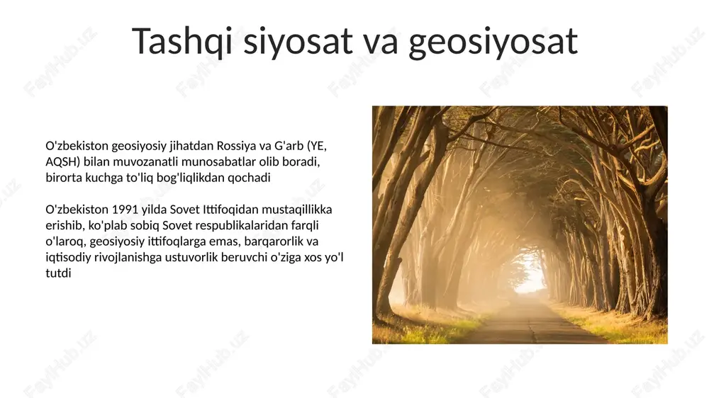 oʻzbekistonning òziga xos istiqlol va taraqqiyot yõli - Page 5