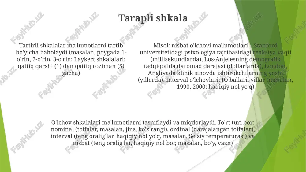o'lchov shkalalari - Page 5