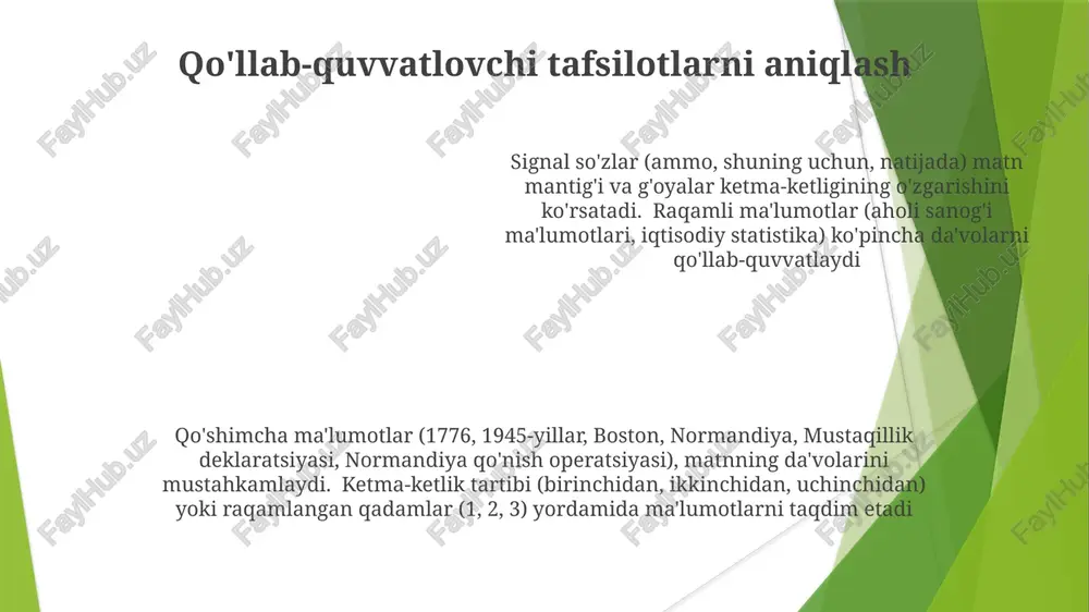 yozma matnda fikrlar ketma-ketligi - Page 5