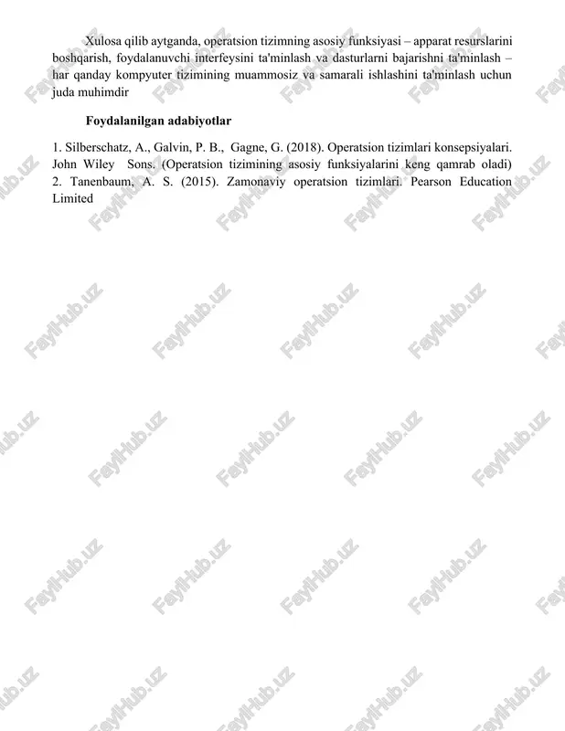 operatsiya tizimining mazmun mohiyati - Page 5