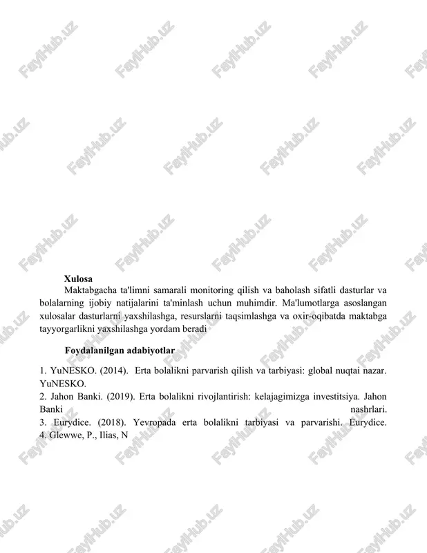 maktabgacha ta'limni kuzatish va baholash - Page 5