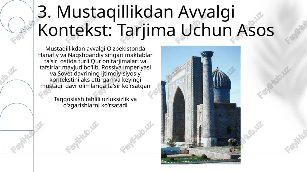 qur'onning o'zbek tiliga tarjima qilinishi va tasniflari - Page 5