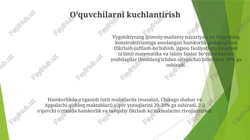 hamkorlik pedagogikasining kontseptual g'oyalari - Page 5
