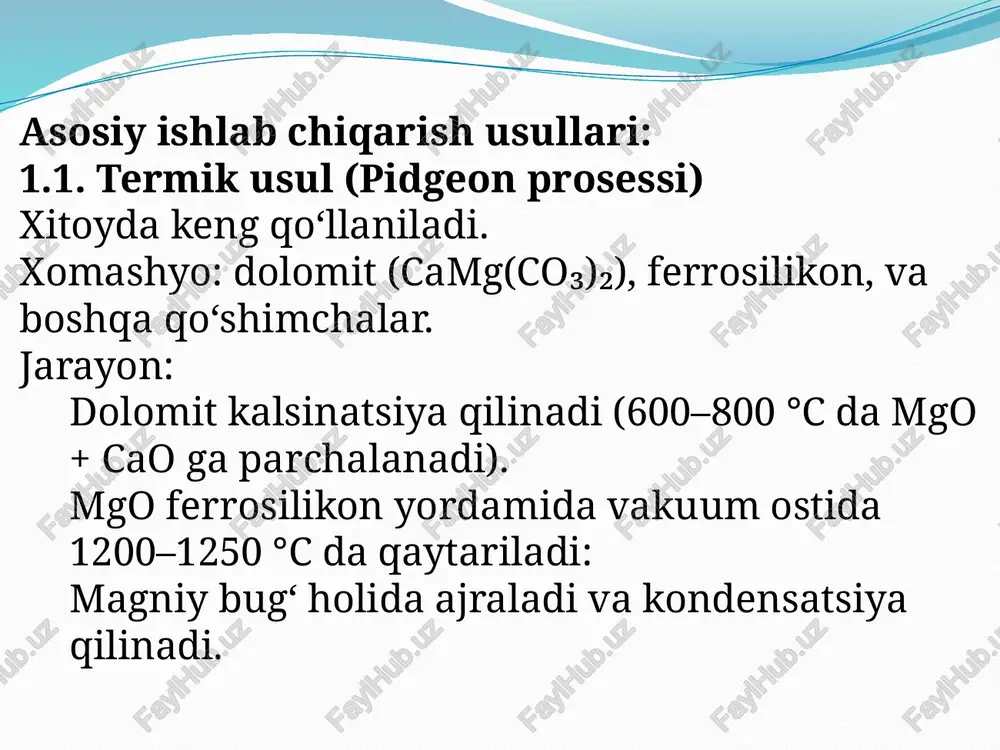 magniyishlabchiqarishtexnologiyasi.magniyqotishmalari - Page 5