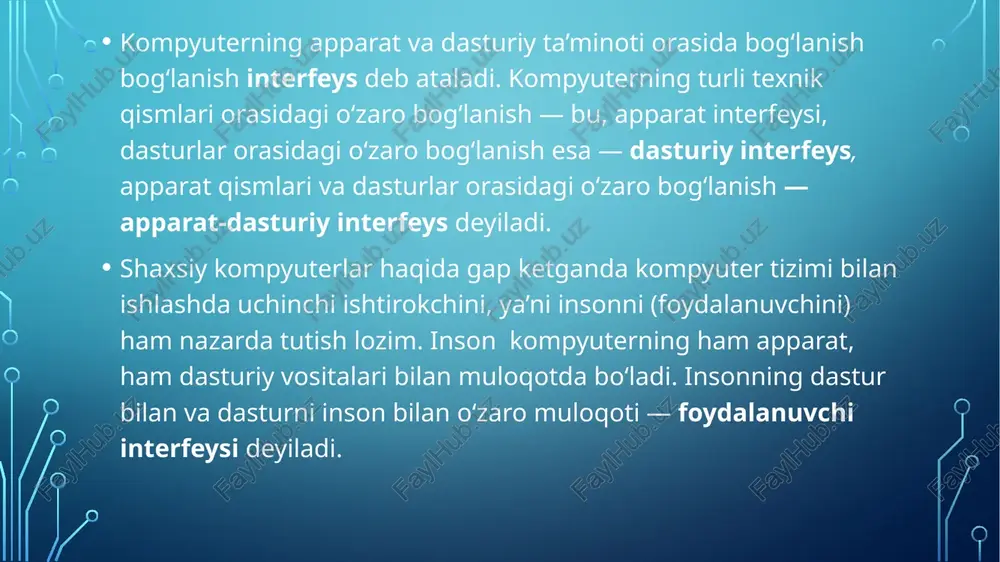 ma’ruza-2.dasturiy ta’minot va uning rivojlanishtendensiyalari - Page 5