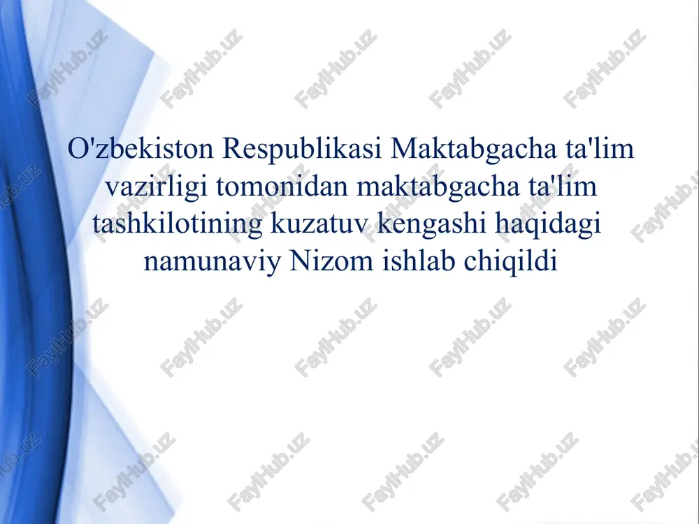 modul: “kuzatuv kengashi, pedagogik va metodik kengash faoliyatini yuritish” - Page 5