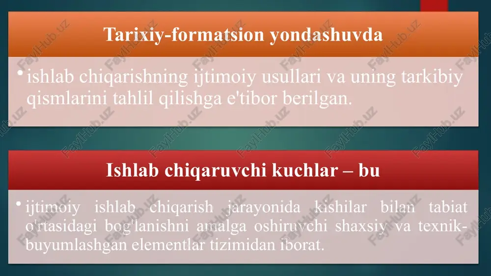 lib, ishlab chiqarish qishloq xo'jaligi mahsulotlariga yo'naltirilgan. aholi zichligi past va iqtisodiy o'sish sekin. 2 sanoat jamiyati bu erda sanoat ishlab chiqarishi ustunlik qiladi, zavodlar va fabrikalar quriladi, aholi shaharlarga ko'chib o'tadi va texnologiya rivojlanadi. 3 xizmatlar jamiyati bu erda xizmatlar sohasi iqtisodiy faoliyatning asosiy qismiga aylanadi, texnologiyada yangi kashfiyotlar va innovatsiyalar sodir bo'ladi. 4 ma'lumot jamiyati bu erda ma'lumot va texnologiyalar ustunlik qiladi, global iqtisodiy integratsiya kuchayadi, yangi biznes modellari paydo bo'ladi. 19 iqtisodiy tizimning afzalliklari va kamchiliklari bozor iqtisodiyoti foyda olishga rag'batlantirish, erkin raqobat, iste'molchilarga tanlov imkoniyatlari. bozor iqtisodiyoti ijtimoiy tengsizlik, atrof-muhitning ifloslanishi, iqtisodiy inqirozlar xavfi. rejalashtirilgan iqtisodiyot ijtimoiy tenglik, resurslarni samarali taqsimlash, iqtisodiy inqirozlar xavfini kamaytirish. rejalashtirilgan iqtisodiyot inovatsiya etishmovchiligi, iste'molchilarga tanlov imkoniyatlarining yo'qligi, davlatning haddan tashqari qat'iy nazorati. 20 iqtisodiy tizimlarning kelajagi globalizatsiya, texnologik taraqqiyot va iqlim o'zgarishi iqtisodiy tizimlarning kelajagi uchun muhim omillar bo'lib, ularga yangi muammolar va imkoniyatlar tug'diradi. iqtisodiy tizimlarning kelajagi global hamkorlik, …