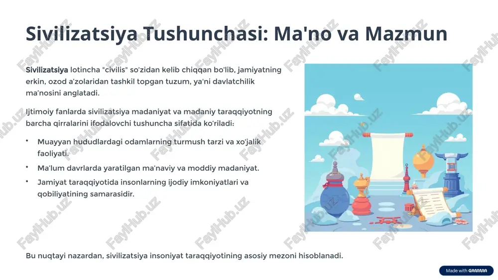 biy kuch-qudratiga qarshi jasorat bilan kurashdi. fidoiylik ramzi spitamen, afsuski, miloddan avvalgi 328-yil oxirida o'z vatandoshlarining xiyonatiga uchrab halok bo'ldi. ammo uning nomi ozodlik kurashining ramzi bo'lib qoldi. jaloliddin manguberdi: mo'g'ullarga qarshi mardonavor kurash mo'g'ullar bosqinining og'ir davrida, movarounnahr urush domiga tortilgan, mamlakatning katta qismi istilo etilgan bir vaqtda, tarix sahnasiga buyuk sarkarda jaloliddin manguberdi chiqdi. 11 yil davomida mo'g'ullarga qarshi kurash olib bordi. 14 ta jangning 13 tasida g'alaba qozondi. o'z vatanini va xalqining erkinligini himoya qilish yo'lida mislsiz jasorat ko'rsatdi. uning ismi nafaqat xorazmning, balki butun o'zbekistonning faxr-u g'ururidir. ilk g'alabalar va xiyonat jaloliddin manguberdi mo'g'ullarga qarshi ilk g'alabalarini erondagi niso yaqinida qozonadi, 700 kishilik mo'g'ul otryadini tor-mor etadi. bu g'alaba mo'g'ullarning "afsonaviy qudrati" haqidagi mish-mishlarga chek qo'yadi. niso jangidagi g'alaba jaloliddin niso yaqinida 300 askari bilan 700 kishilik mo'g'ul otryadini mag'lub etadi, bu esa xalq orasida g'alabaga bo'lgan ishonchni mustahkamlaydi. ukalarning xiyonati afsuski, ukalari o'zloqshoh va oqshohlar …