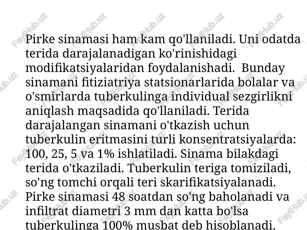 tuberkulin sinamalari, fuksional tekshirish usullari va rentgenodiagnostika - Page 5
