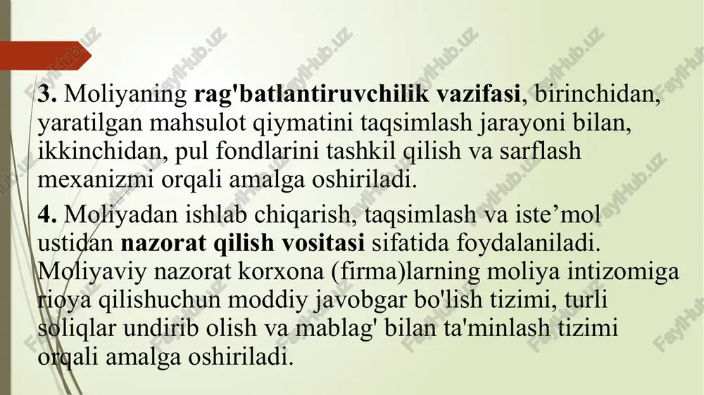 moliya tizimi va moliyaviy siyosat - Page 5