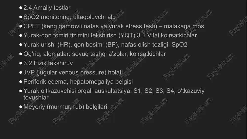 tashqi nafas va yurak qon tomir funksiyasini tekshirish - Page 5