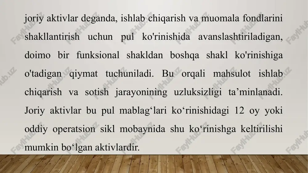 boshqa joriy aktivlar hisobi - Page 5