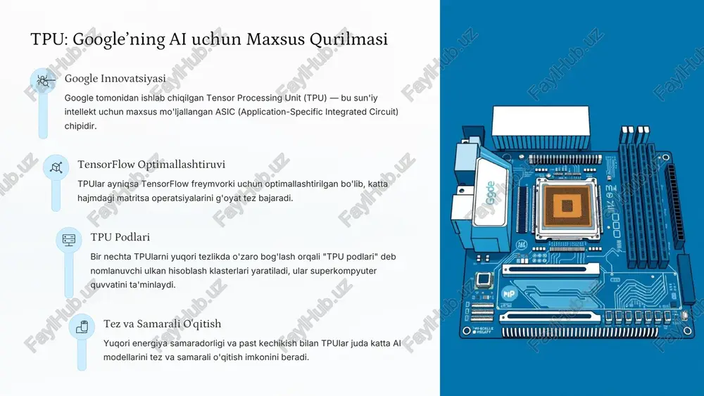 ai algoritmlarini tezlashtirish: gpu, tpu va parallel computing - Page 5