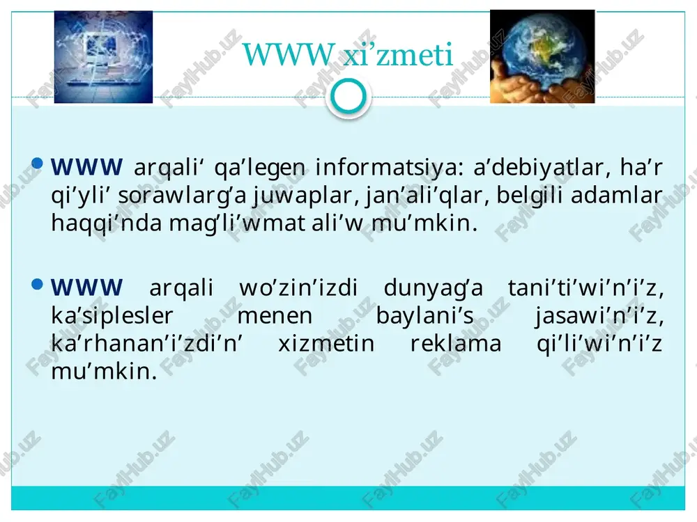 html tilinde web sayt jaratiw jollari - Page 5