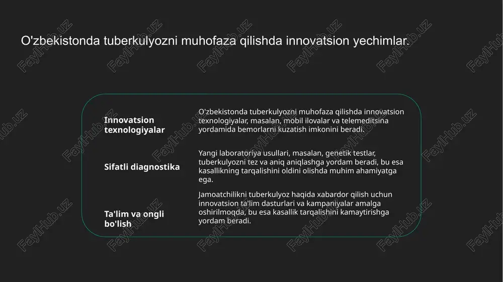 tuberkulyozga qarshi muassasalarda infeksion nazoratni olib borish - Page 5