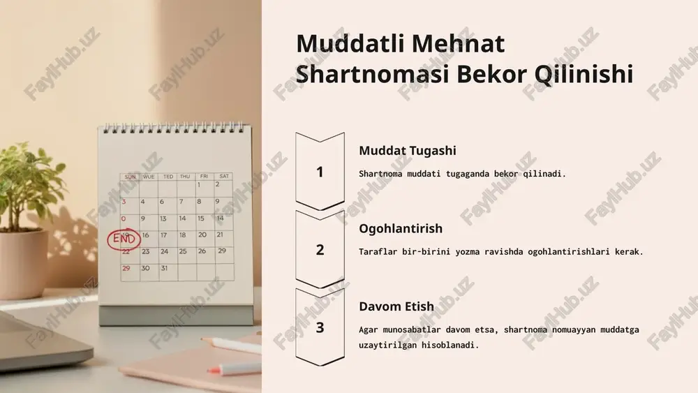 mehnat shartnomasini bekor qilish - Page 5