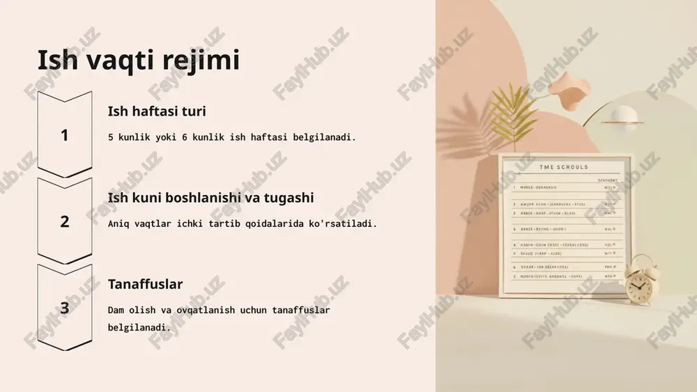 ish vaqti tushunchasi va turlari - Page 5