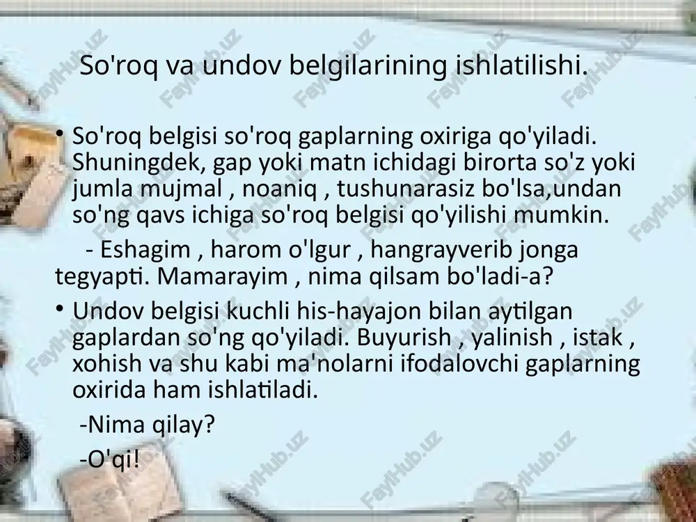 tinish belgilari - Page 5