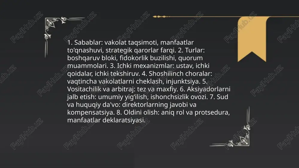 korporativ nizolar va ularni hal qilish tartibi - Page 5