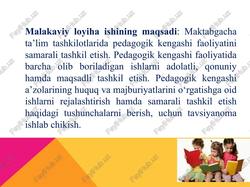 pedagogik kengashining yillik asosiy vazifalari - Page 5