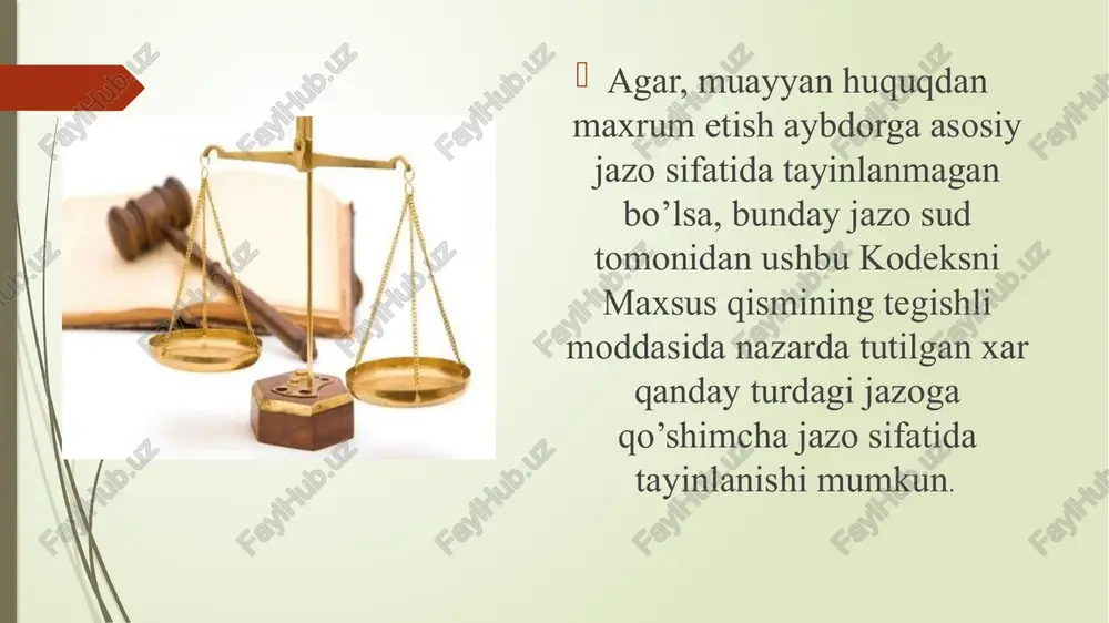 muayyan xuqdan maxrum etish - Page 5