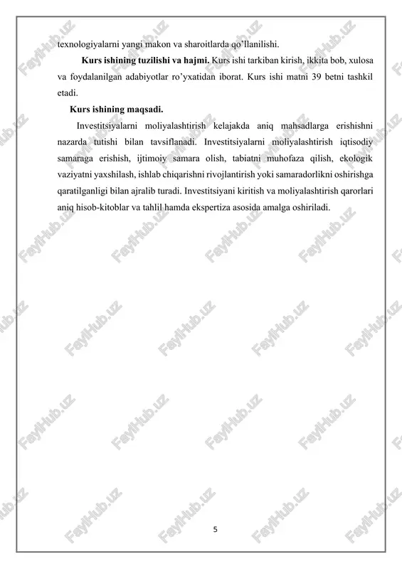 tsiyalarni moliyalashtirish manbalariga soha va sohalararo byudjetdan tashqari fondlar, jalb qilingan mablag‘lar (aksiyalar va mol-mulk sotuvidan, maqsadli tushumlar), byudjet va bank kreditlari, xalqaro hamkorlikdan kelgan moliya resurslari kiradi. hududiy darajada moliyalashtirish manbalari bo‘lib hududiy (respublika, viloyat) byudjet, maxsus hududiy byudjetdan tashqari fondlar, qisman federal byudjet, qisman sohalararo byudjetdan tashqari fondlar, kreditlar, innovatsion investitsiyalar xizmat qilishi mumkin. institutsional darajada (korxona, birlashma) moliyalashtirish manbalari – shaxsiy mablag‘lar, byudjet mablag‘lari, byudjetdan tashqari fondlar, kreditlar, moliya-sanoat guruhlari, ilmiy-ishlab chiqarish komplekslari va korporatsiyalar (kichik “sho‘ba” korxonalar uchun) mablag‘lari, xorijiy innovatsion resurslar (qo‘shma korxonalar uchun), aksiyalarni sotishdan tushgan mablag‘lar, kredit imtiyozlari, lizing imtiyozlaridir. ilmiy-tadqiqot institutlari va ilmiy-ishlab chiqarish komplekslari darajasida innovatsiyalarni moliyalashtirish manbalariga shaxsiy mablag‘lar, byudjet va byudjetdan tashqari mablag‘lar, kreditlar, qisman amortizatsion ajratmalar, lizing imtiyozlari, maxsus fondlar, ilmiy xodimlar va ilmiy muassasalar uchun grantlar kiradi. ayrim holatlarda innovatsion loyihalarni buyurtmachilarning o‘zlari – innovatsiya natijasida olingan mahsulot iste’molchilari moliyalashtiradi. byudjet hisobidan moliyalashtirish. innovatsiyalarni moliyalashtirishning ba’zi bir …