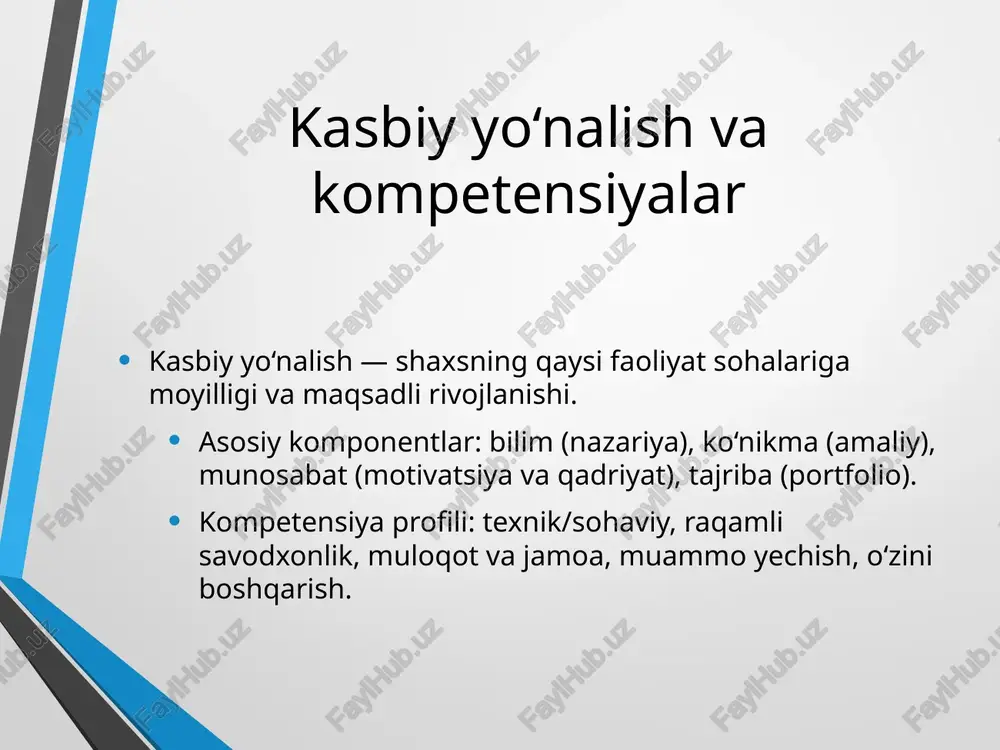 shaxsiy qadriyatlar va kasbiy yo‘nalish - Page 5