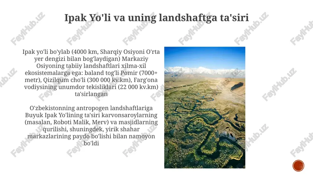 oʻzbekiston va oʻrta osiyo tabiiy hamda antropogen landshaftlar - Page 5